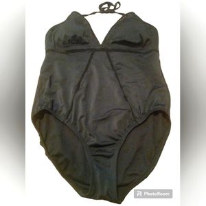 Women's XL (16-18) Black one piece Bathing Suit